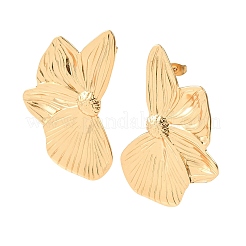 Pendientes de botón de acero inoxidable 304&nbsp;EJEW-K321-01G