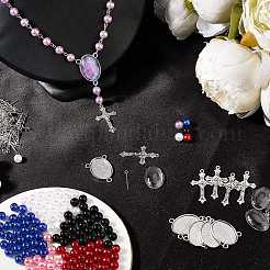DIY-Schmucksets aus Rosenkranzperlen&nbsp;DIY-SC0029-71