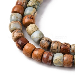 Fili di perline naturali aqua jasper&nbsp;G-L624-D03-10x8mm