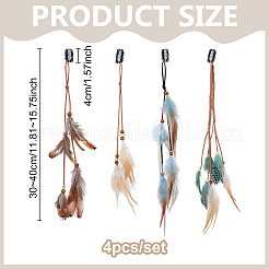 4 pinzas para el pelo con broche de hierro.&nbsp;OHAR-PH00010