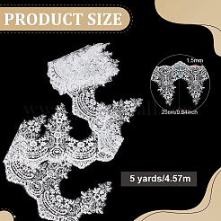 5 Yards Polyester im Ethno-Stil mit Kunststoffband&nbsp;SRIB-PH0001-76