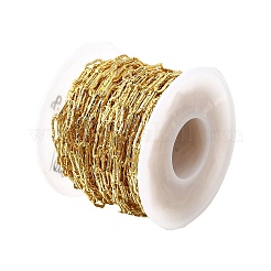 Cadenas de cable con ranura de latón&nbsp;KK-V007-002G