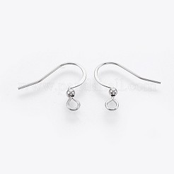 Ganchos para pendientes franceses de acero inoxidable quirúrgico 316 resistentes al deslustre&nbsp;LS-STAS-P221-03P