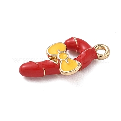 Noël pendentifs émail en alliage&nbsp;ENAM-F156-01G-09