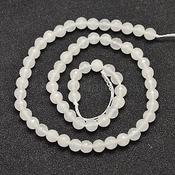 Natürliche Malaysia Jadeperle Stränge&nbsp;G-A147-6mm-A04