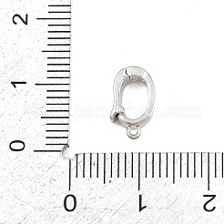 Messing Micro Pave klare Zirkonia Enhancer Shortener Anhänger Bügel&nbsp;KK-Z151-02P