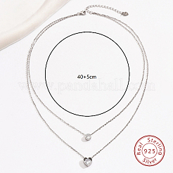 925 chaînes câblées en argent sterling&nbsp;YE3032-1