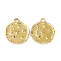 Colgante de acero inoxidable 304 con baño de PVD al vacío y engastes de rhinestone&nbsp;STAS-G278-11G