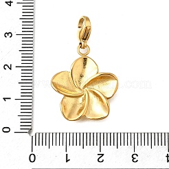 Decorazioni pendenti in acciaio inox 304 a forma di fiore&nbsp;STAS-R159-14G
