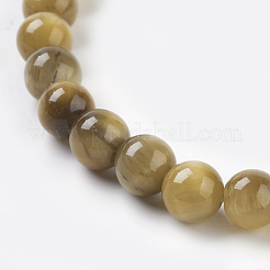 Natürliche Gold Tigerauge Perlen Stränge&nbsp;X-G-C076-6mm-1AA