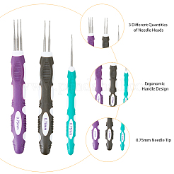 1 set di uncinetto in lega e kit di ferri per intrecciare i capelli&nbsp;TOOL-DC0001-06