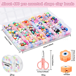 DIY-Kits zur Herstellung von Armbändern aus Polymer-Tonperlen&nbsp;DIY-YW0011-31