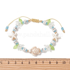 Armbänder aus synthetischem Türkis&nbsp;BJEW-MZ00343-02