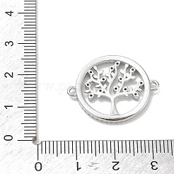 Liens de zircone cubique en laiton micro-pavé&nbsp;ZIRC-F048-58P