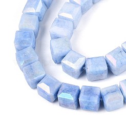 Brins de perles de verre électrolytiques anti-ternissement&nbsp;GLAA-T025-8mm-10C