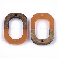 Connecteurs de liens en résine et bois de noyer&nbsp;RESI-S367-06G