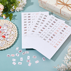 30 Stück Mini-Papierpoker&nbsp;AJEW-FH0006-32