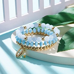Ensemble de bracelets extensibles perlés&nbsp;BJEW-JB07794