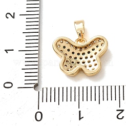 Messing Strass Anhänger&nbsp;RB-CBA2C2D-06G