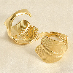 Anillos abiertos de acero inoxidable 304 para mujer&nbsp;NO4800-2