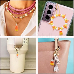 DIY-Fass-Kunststoffperlen und Harz-Candy-Corn-Anhänger-Sets&nbsp;DIY-YW0011-81