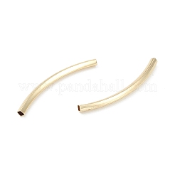 Acumular cuentas tubo de latón chapado&nbsp;KK-L155-44G