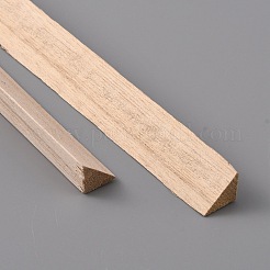 Bâtons de bois triangulaires&nbsp;DIY-WH0304-546C
