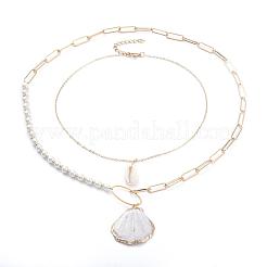 Ensemble de colliers et pendentifs en coquillage&nbsp;NJEW-JN02774