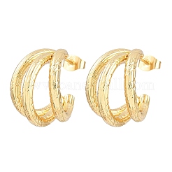 Orecchini a bottone in acciaio inossidabile 304 per donna&nbsp;SA-CBAB549-07G