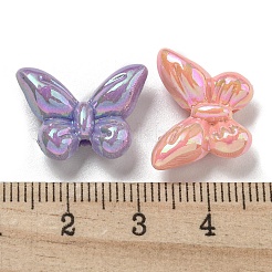 Placcatura uv perline acriliche iridescenti arcobaleno&nbsp;OACR-E041-02