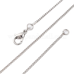 Collares de cadena de eslabones de latón para mujer&nbsp;NJEW-D302-73P
