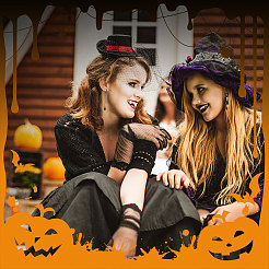 60pcs Halloween-Legierungsanhänger&nbsp;FIND-UN0002-50EB