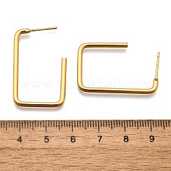 201 Ohrstecker aus Edelstahl&nbsp;EJEW-I245-18E