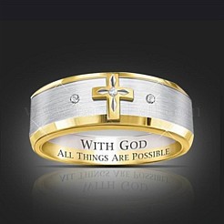 Anillos de dedo de aleación con patrón cruzado y rhinestone de cristal&nbsp;FS-WGFD5E9-03