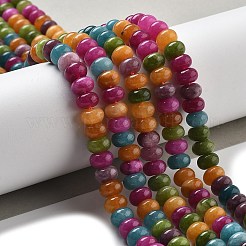 Natürliche weiße Jade perlen Stränge&nbsp;G-E507-01O