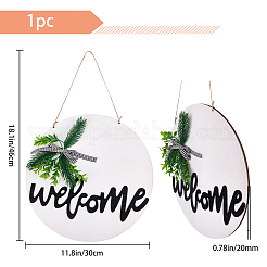 Decorazioni pendenti in legno&nbsp;AJEW-GF0002-35