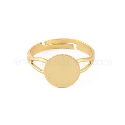 Verstellbare Fingerringe aus Messing&nbsp;KK-A272-13G