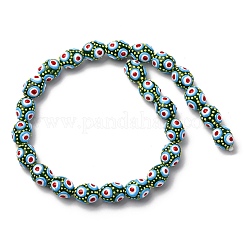 Perle di vetro smaltato&nbsp;GLAA-C038-01F