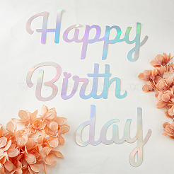 Papierwort alles Gute zum Geburtstag Girlanden&nbsp;AJEW-WH0398-009