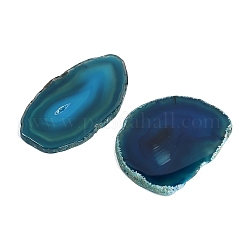 Gefärbte und erhitzte natürliche Achat-Scheiben-Cabochons&nbsp;GG-CBAAF67-01F