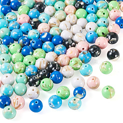 120 pezzo di perline di pietra sintetica e conchiglia trochus assemblate in 8 colori&nbsp;G-TA0002-31B