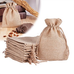 Sackleinen Packtaschen Tunnelzug Taschen&nbsp;ABAG-PH0001-14x10cm-05