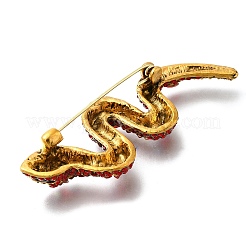 Épingles à strass serpent&nbsp;JEWB-M051-02G-01