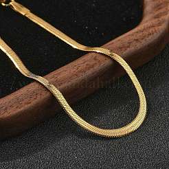 Bracelet à chevrons en acier inoxydable 304 pour hommes et femmes&nbsp;LS-BJEW-D450-01G-03