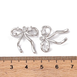 Messing micro pave klare zirkonia anhänger&nbsp;KK-S376-17C-P