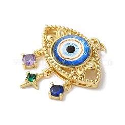 Pendentifs en laiton et zircone cubique&nbsp;KK-G504-20G