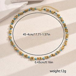 Collana in stile bohémien con conchiglia naturale&nbsp;PS4119-1