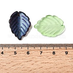 Galvanisieren transparente Glasperlen&nbsp;EGLA-L047-06