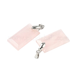 Pendentifs à facettes en pierres naturelles mélangées&nbsp;G-L623-03P