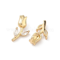 Ottone micro spianare pendenti zirconi&nbsp;KK-L260-08G